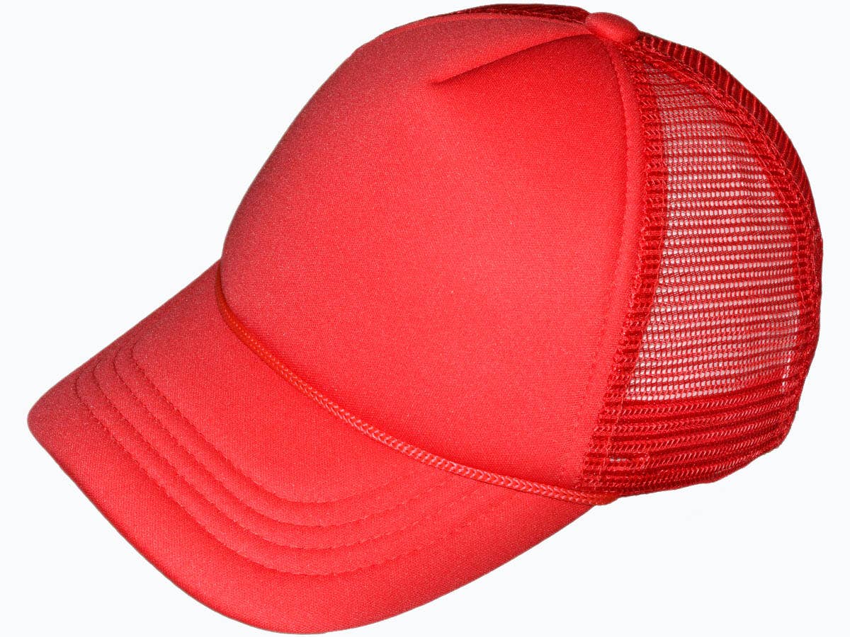Youth Size Blank Foam Trucker Hats