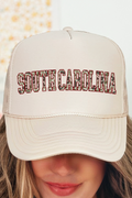 Garnet South Carolina Camo Otto Khaki Foam Front Trucker Hat