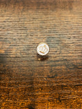 Crown Hat Pin white