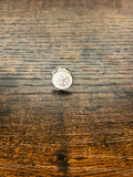 Rose Hat Pin white