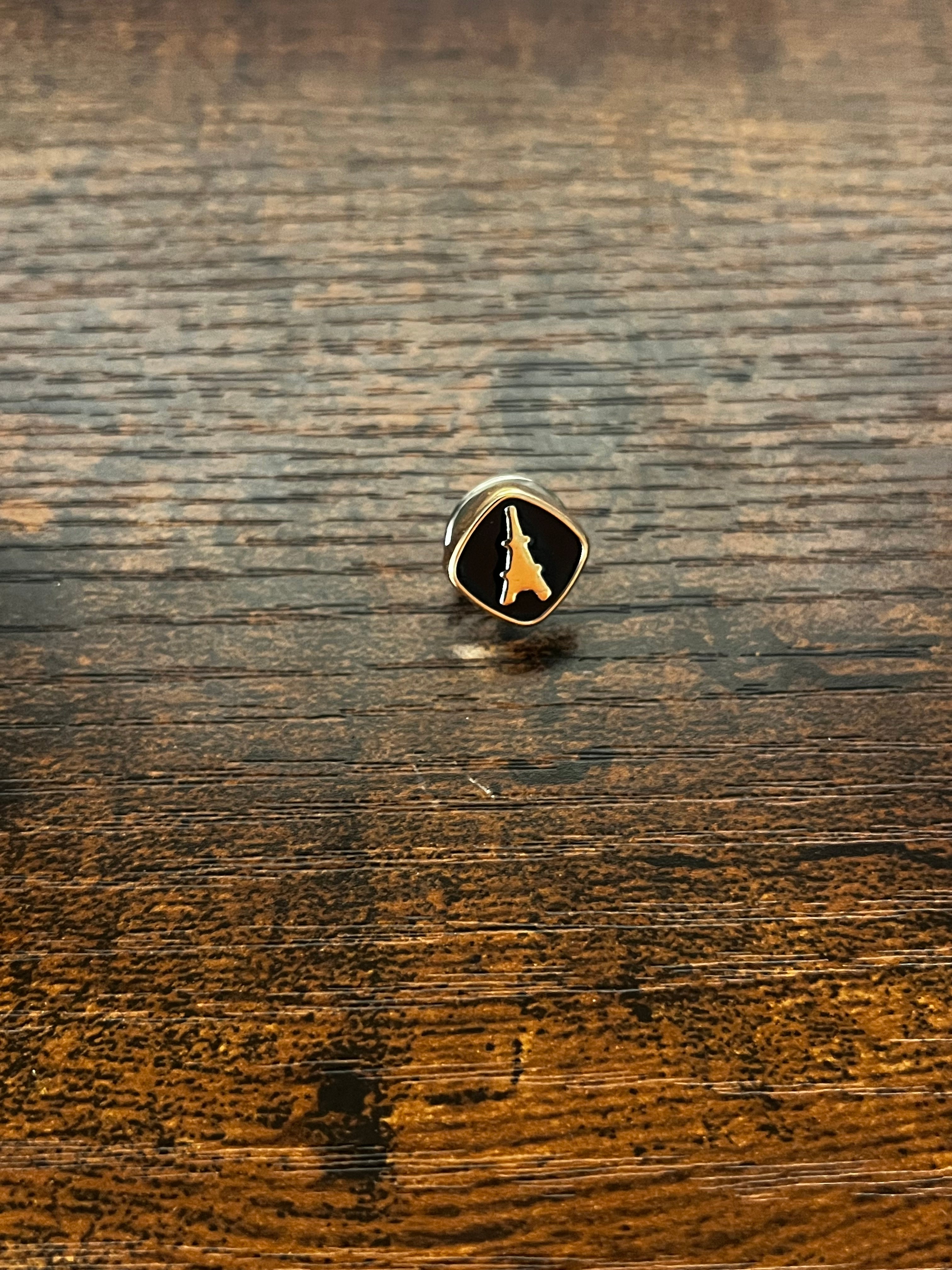 Eiffel Tower Hat Pin black