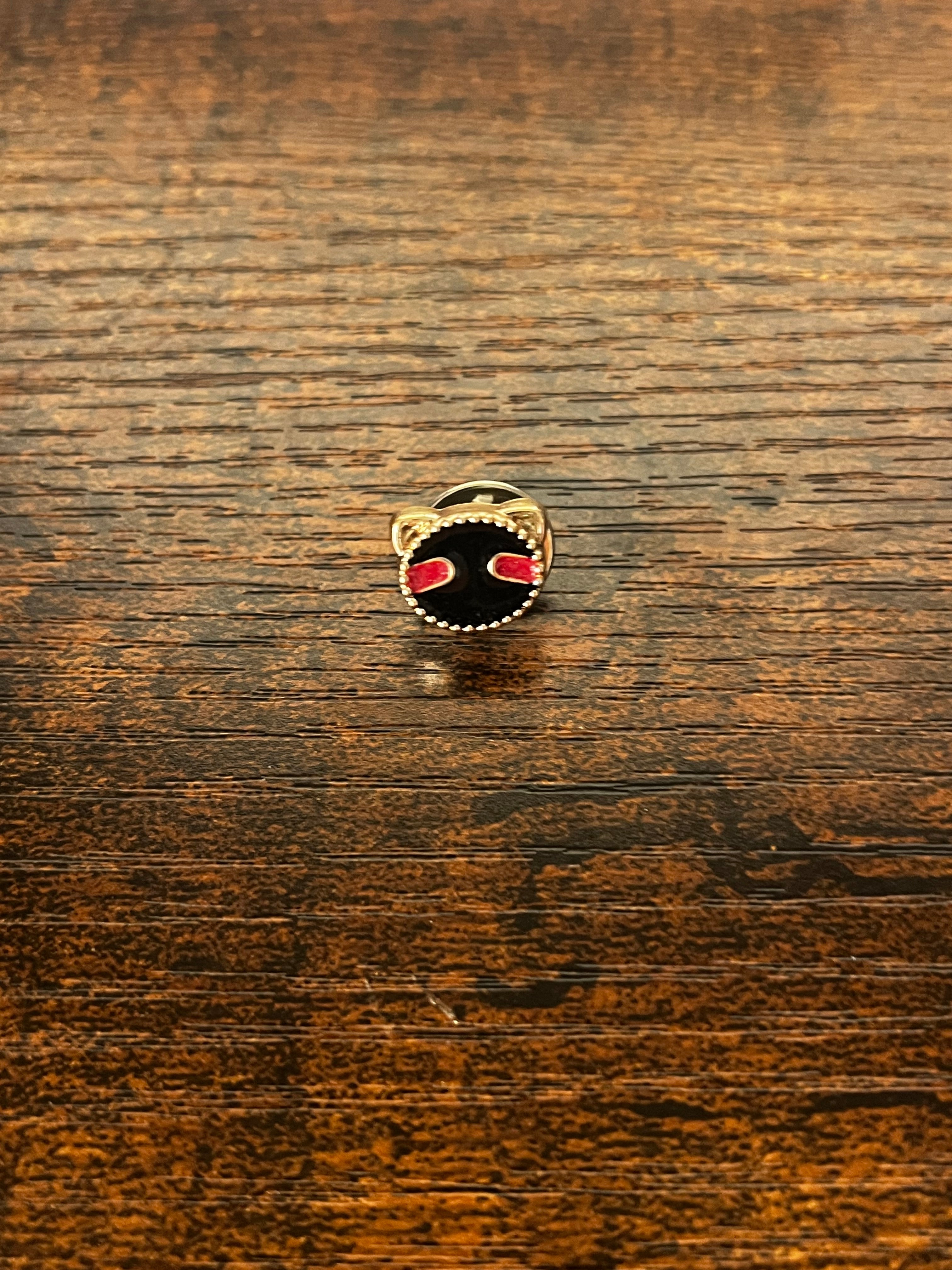 Panda Hat Pin black