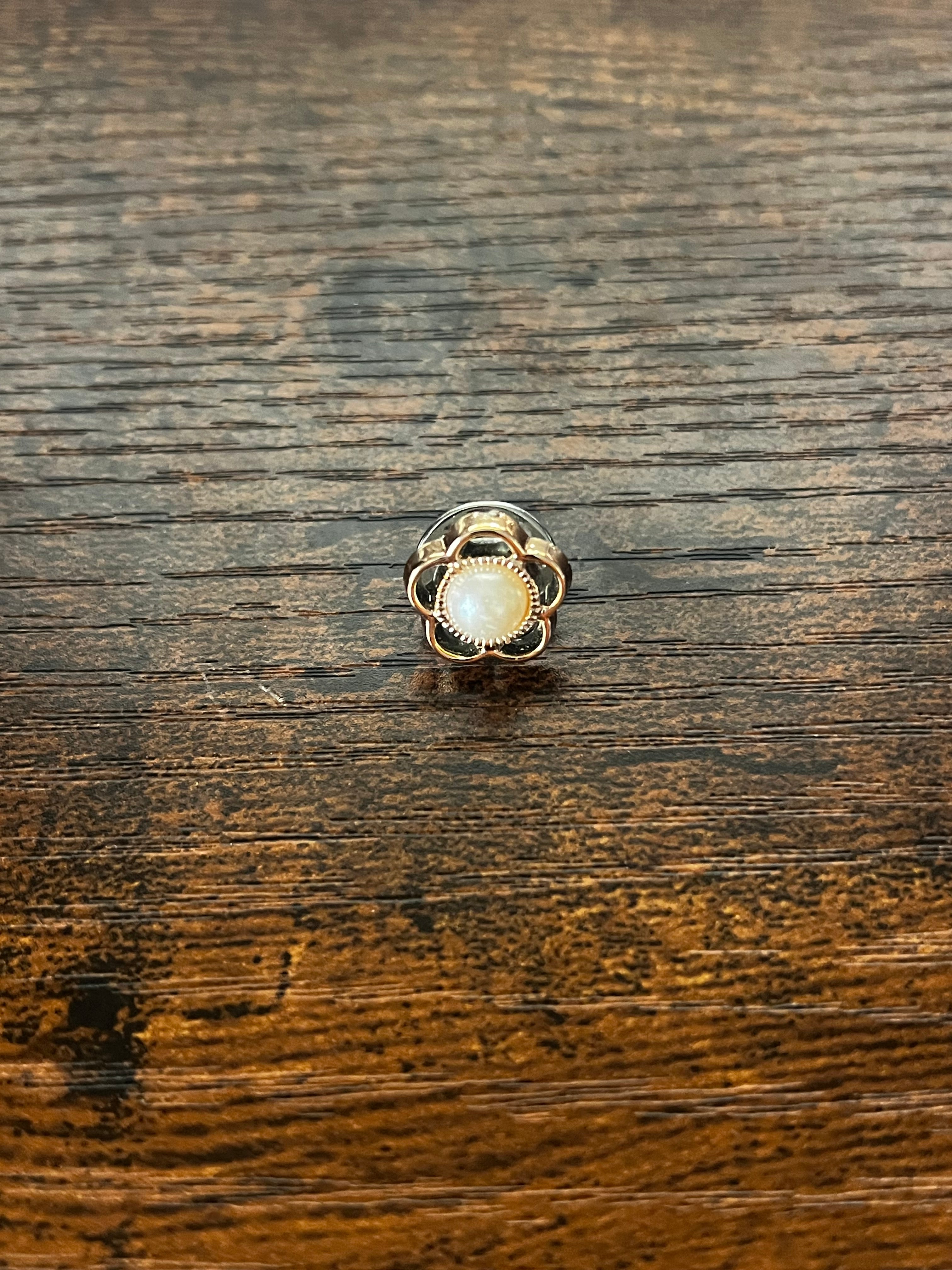 Pearl Flower Hat Pin