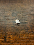 Small Strawberry Hat Pin white