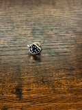 Strawberry Hat Pin Black