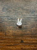 Bunny Hat Pin white