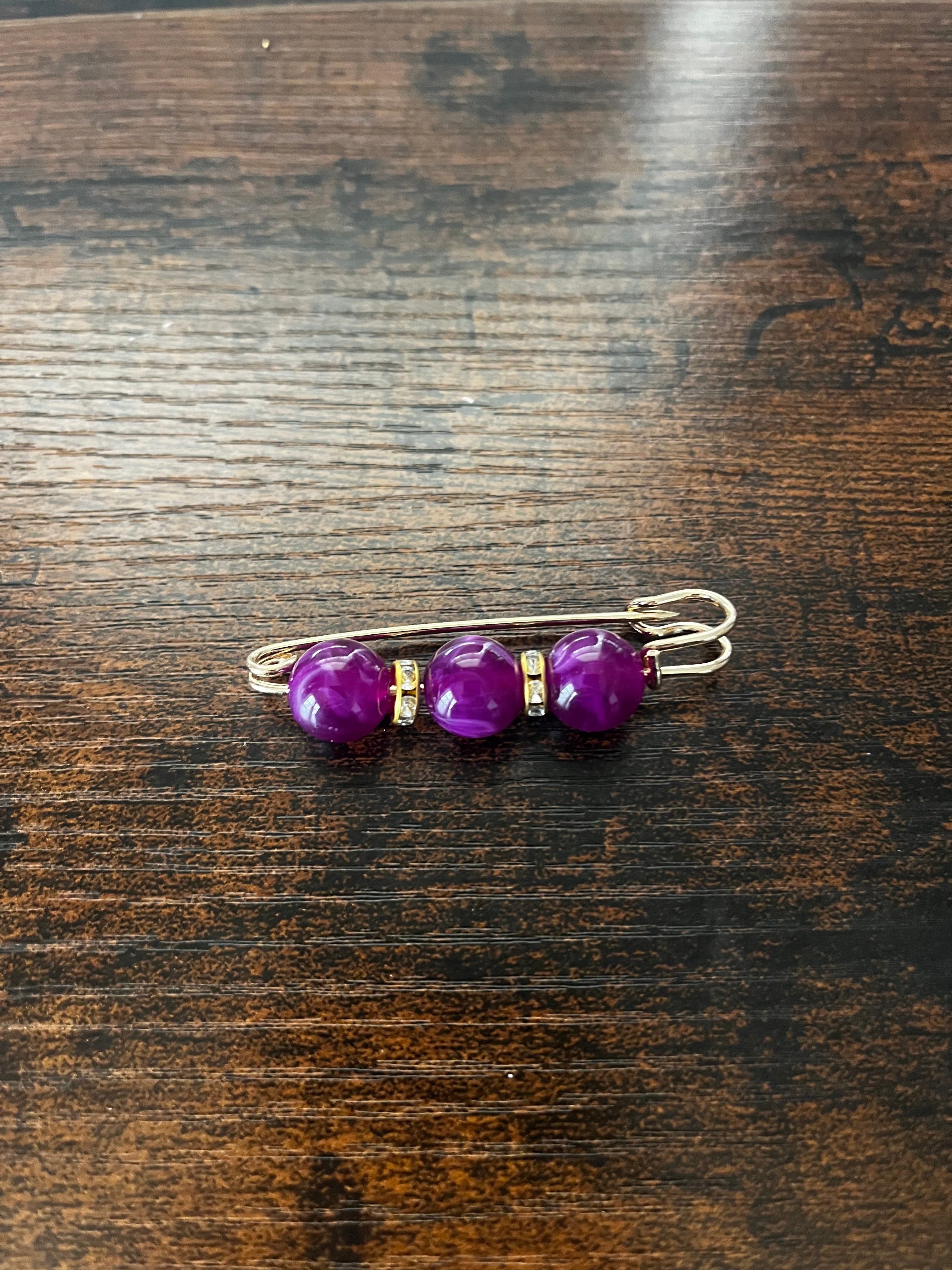 Purple Hat Pin