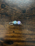 Pink & White Pearl Hat Pin