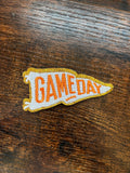 Game Day Orange & Gold Hat Patch
