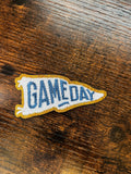 Game Day Blue & Gold Hat Patch