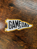 Game Day Black & Gold Hat Patch