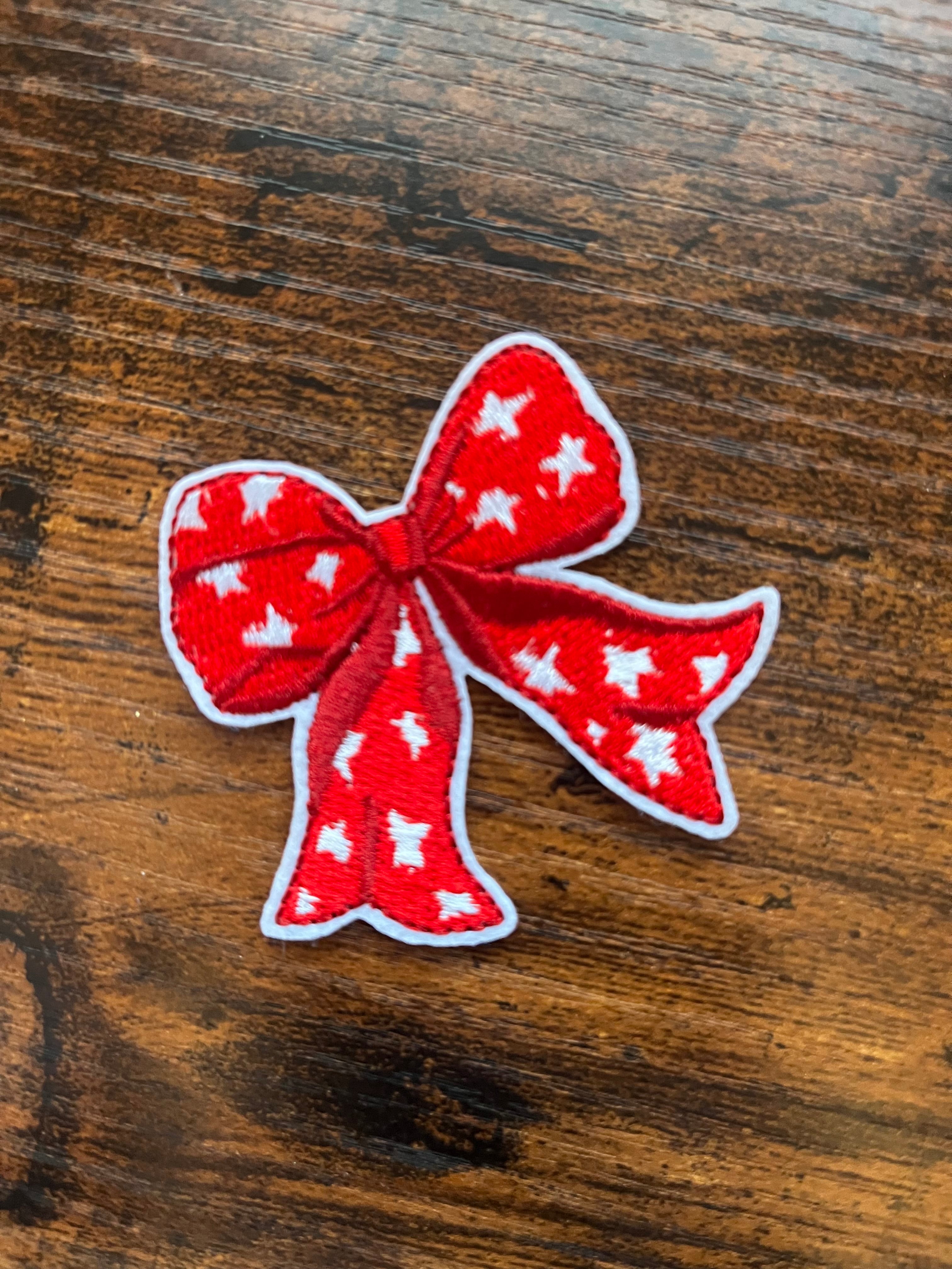 Red Star Bow Hat Patch