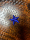 Blue Star Hat Patch