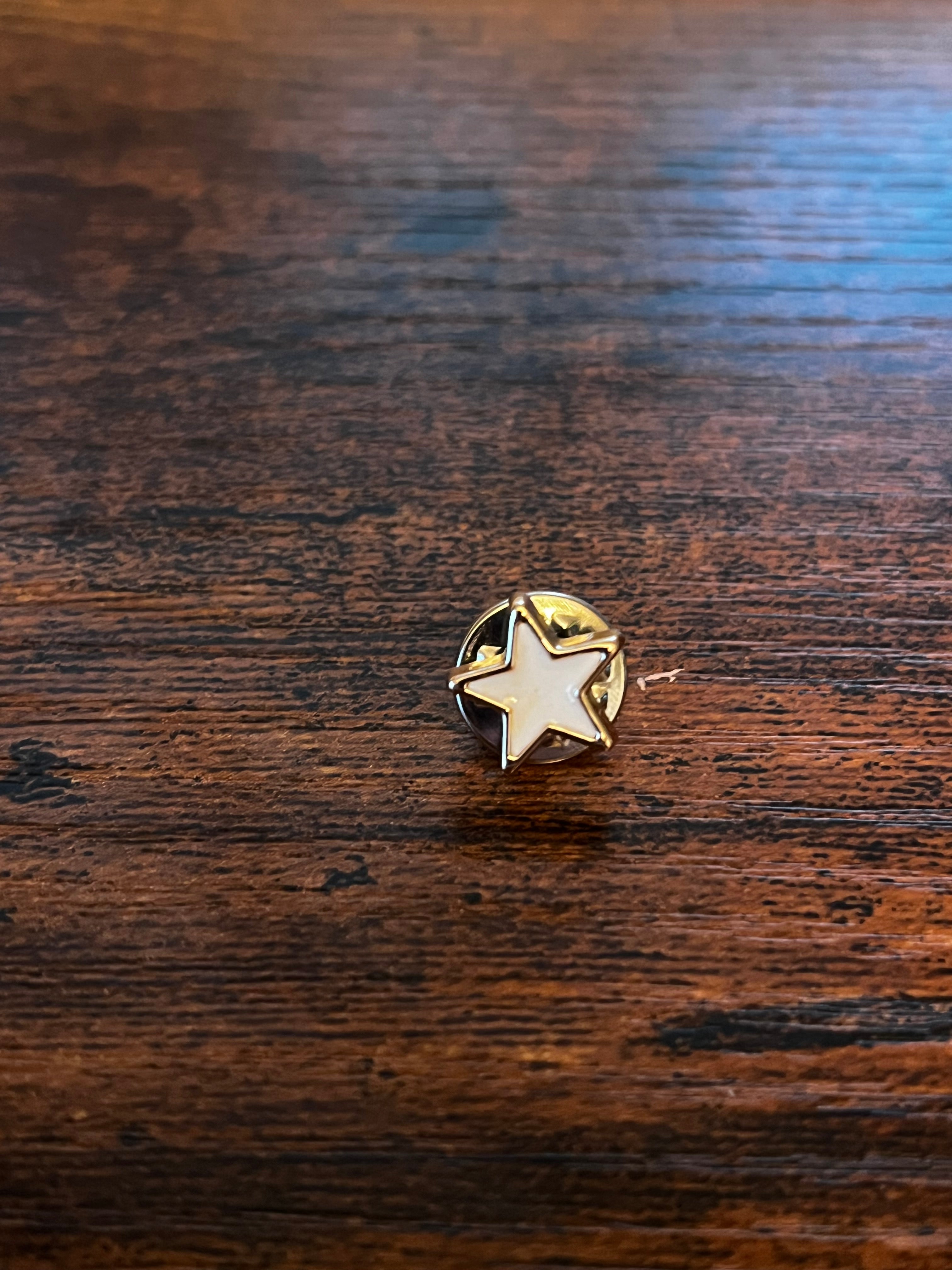 White Star Hat Pin
