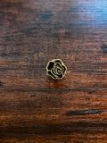 Black Rose Hat Pin