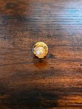 Pearl Enamel Hat Pin