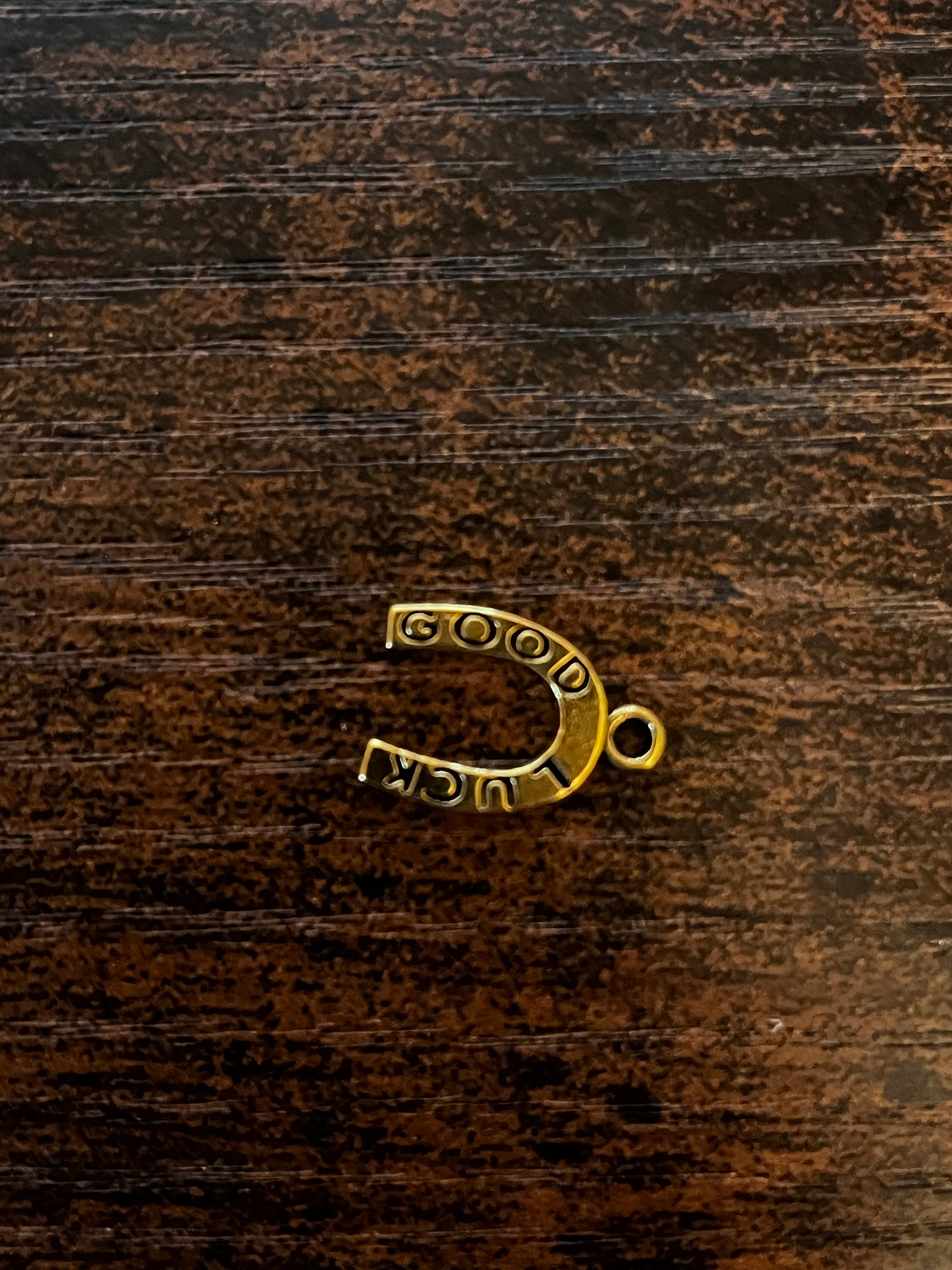 Good Luck Horse Shoe Hat Chain Charm