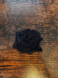 Black Rose Hat Patch