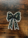 Camo Bow Hat Patch