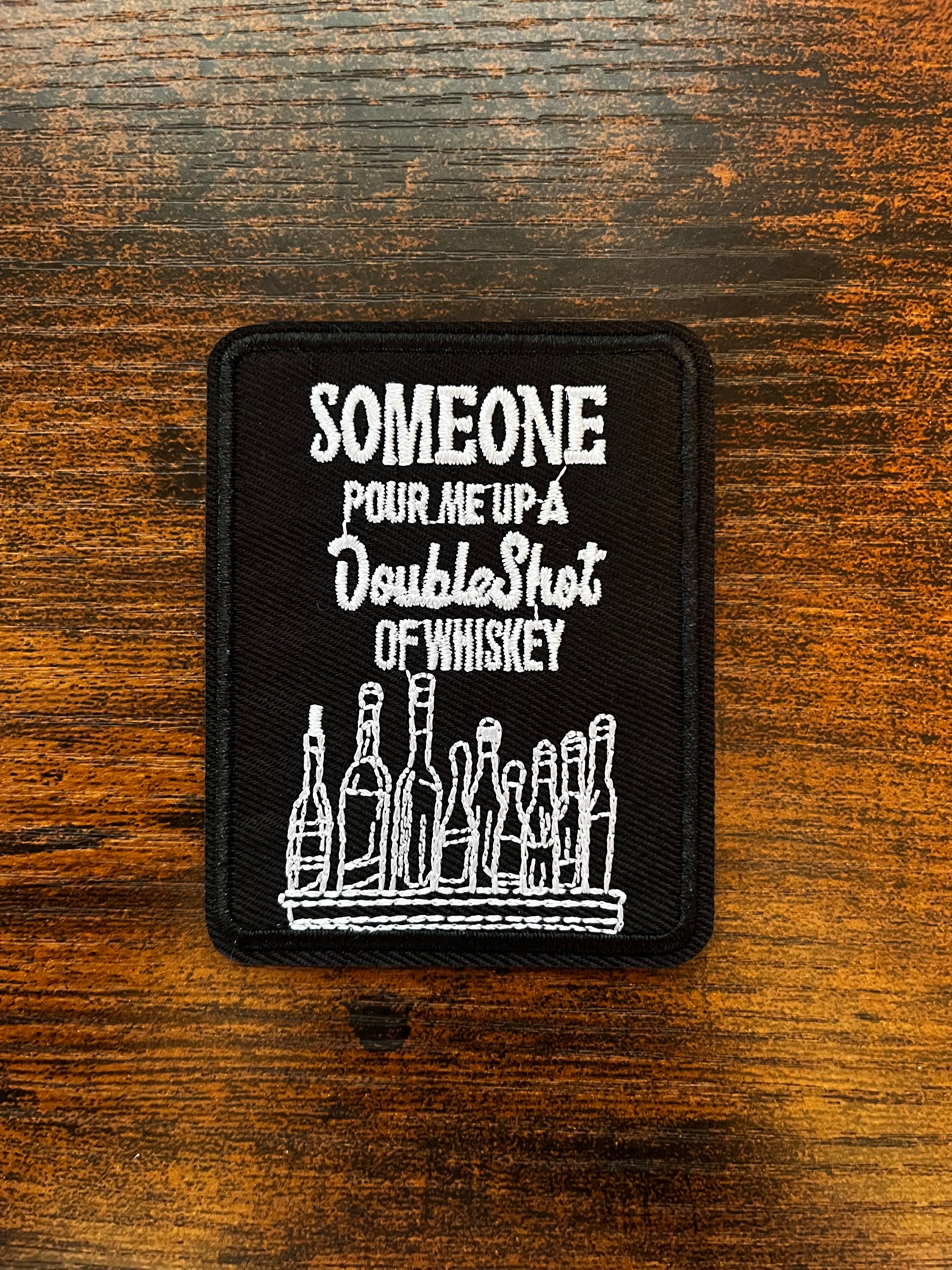 Double Shot Hat Patch