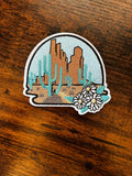 Desert Scene Hat Patch