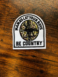 Mamas Let Your Boys Be Country Hat Patch
