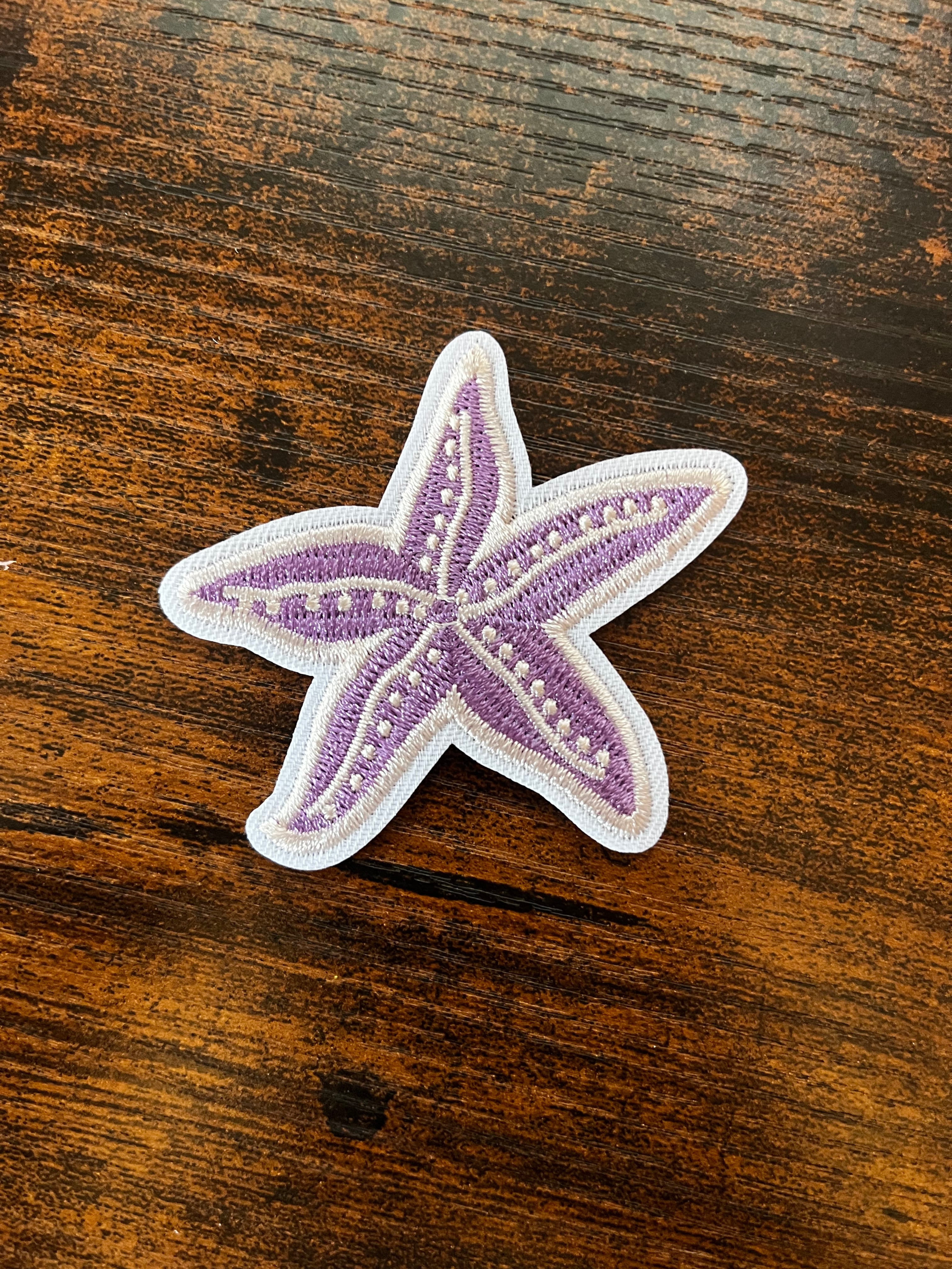 Light Purple Starfish Hat Patch