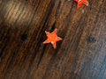 Orange Sequin Star (X-Small)
