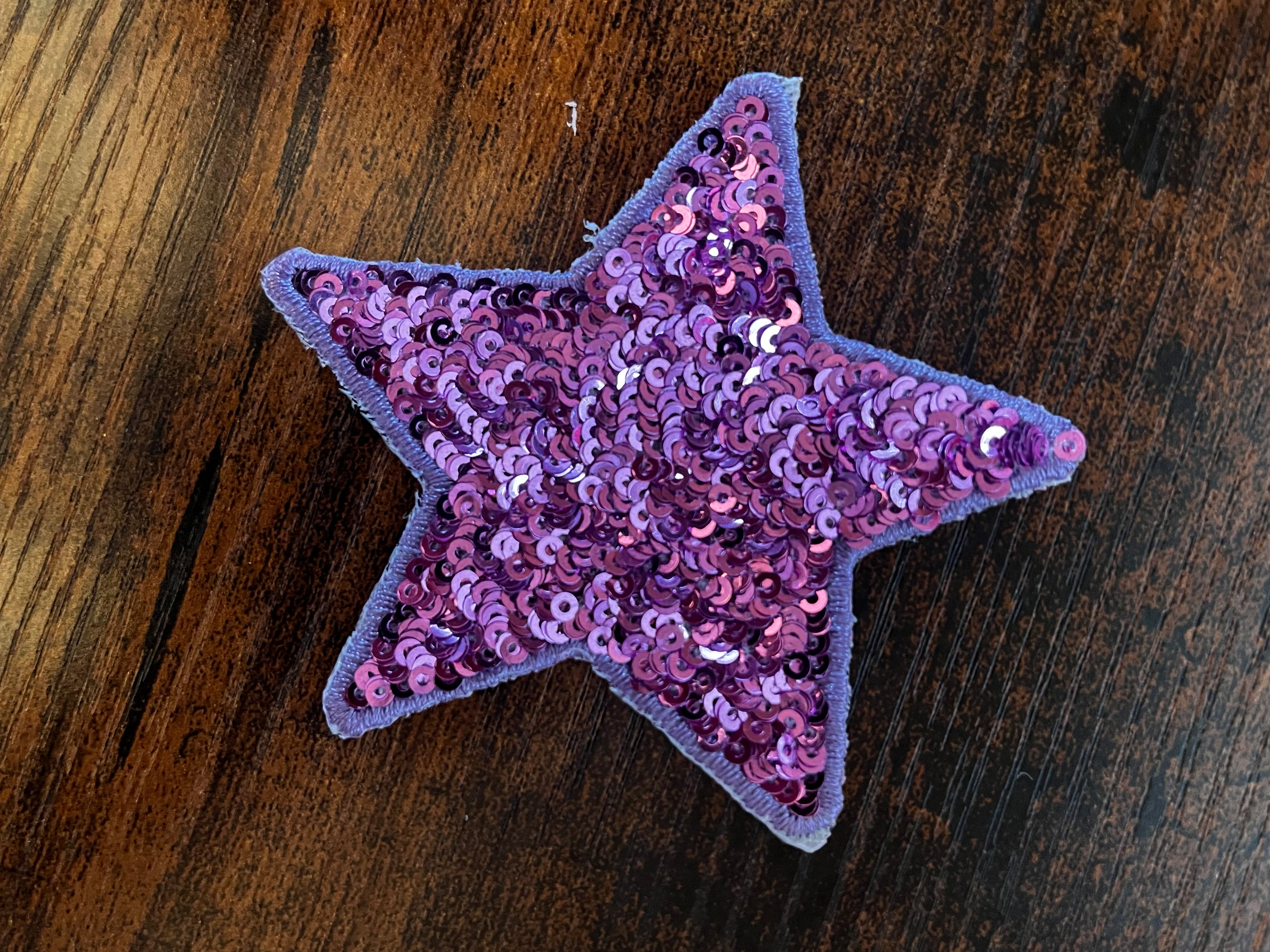 Purple Sequin Star (Large)