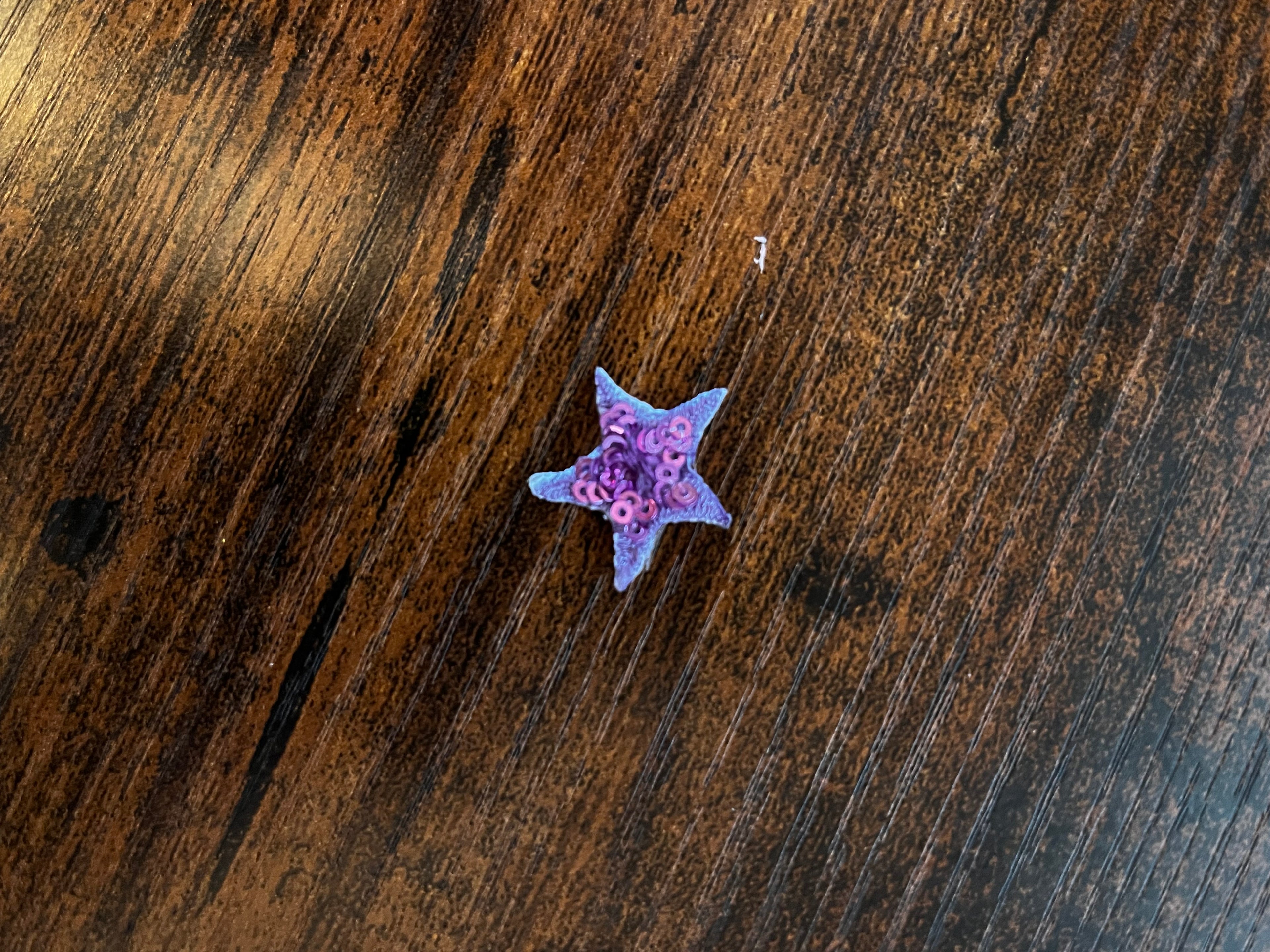 Purple Sequin Star (X-Small)