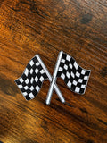 Racing Flags Hat Patch