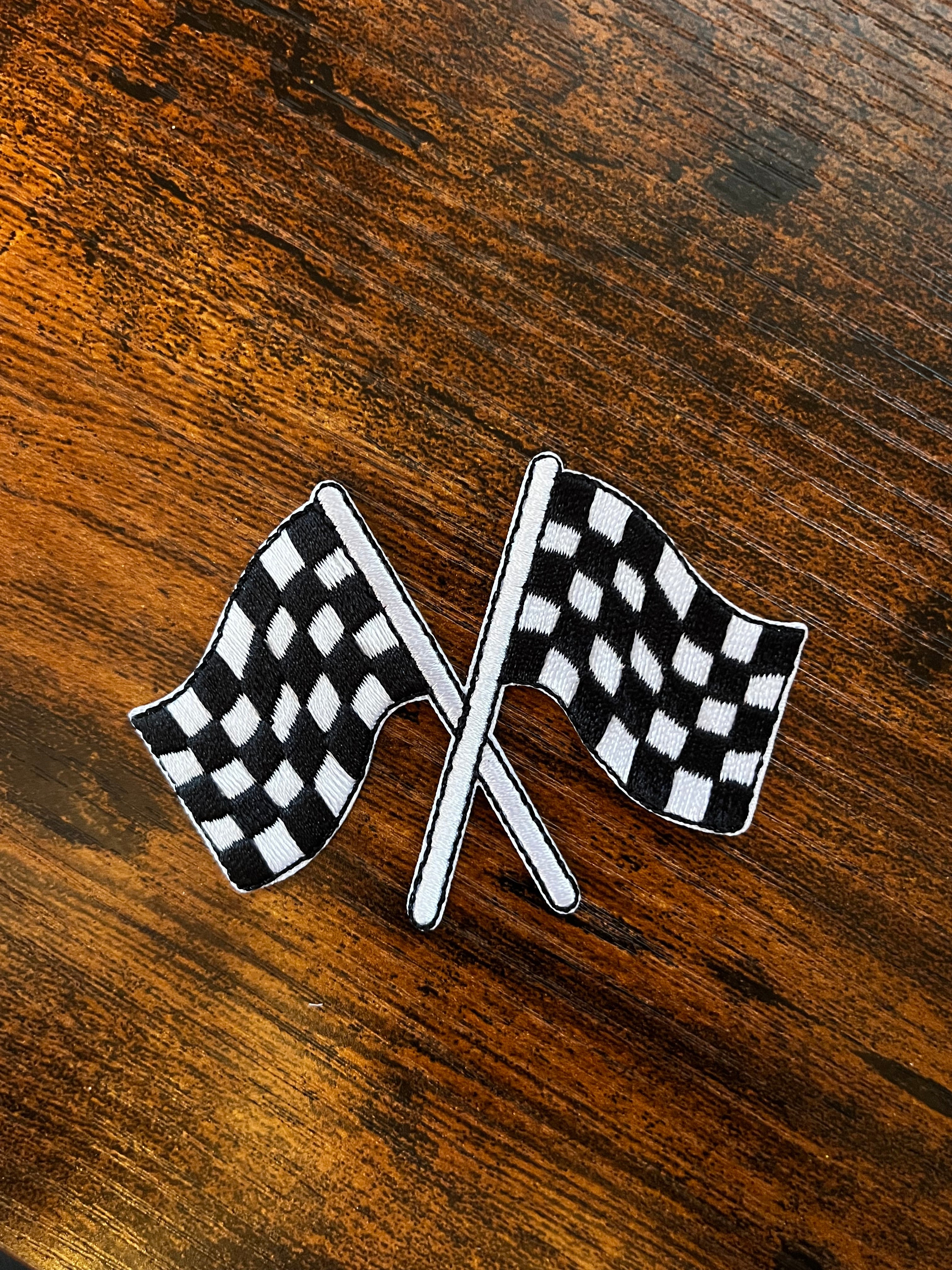 Racing Flags Hat Patch