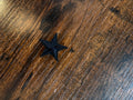 Small Black Star Hat Patch