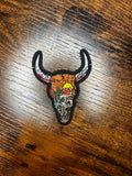 Sunset Bull Skull