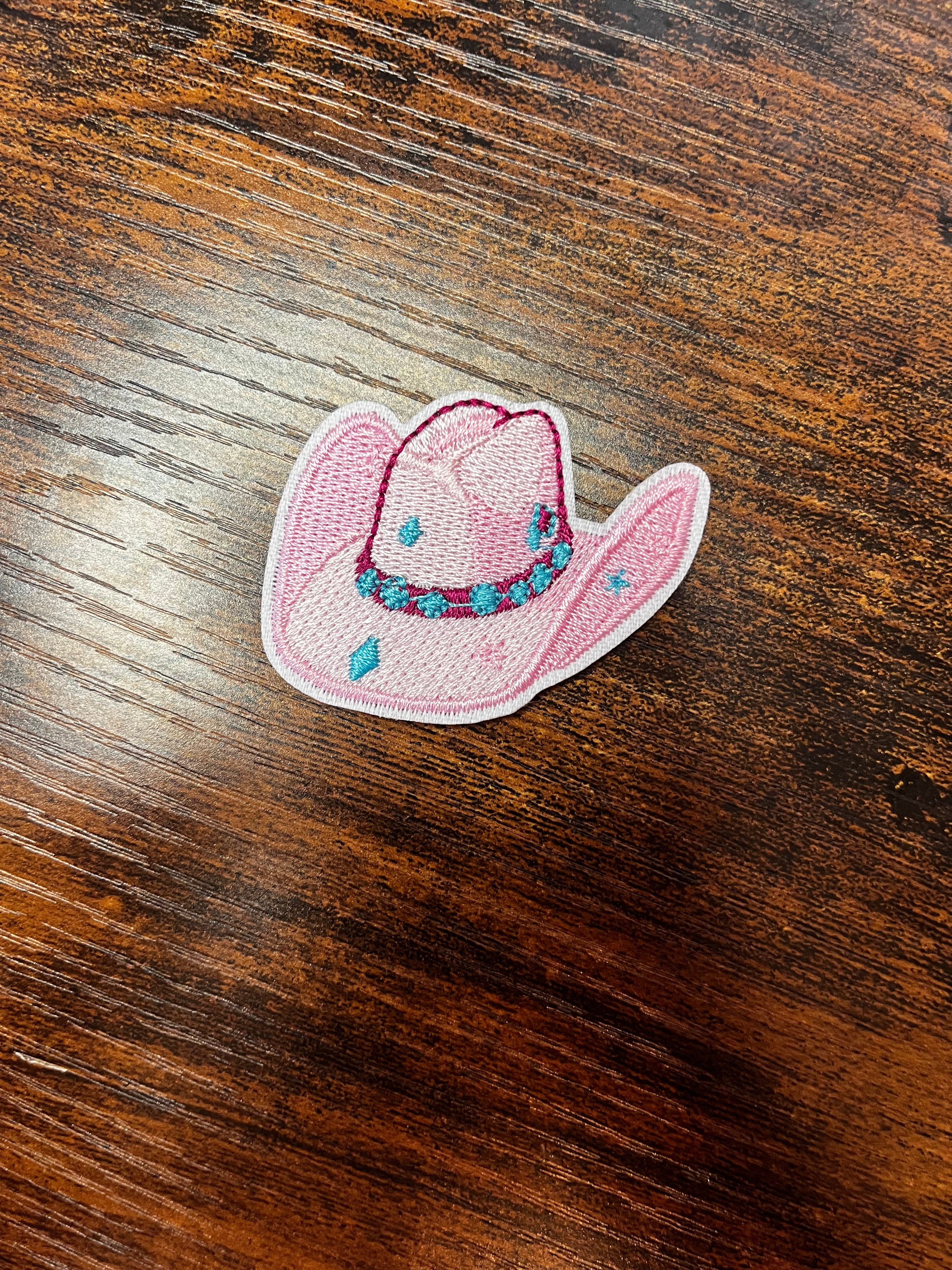 Pink & Turquoise Cowgirl Hat