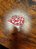 Red Cowprint Hat