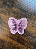 Light Pink Sequin Butterfly
