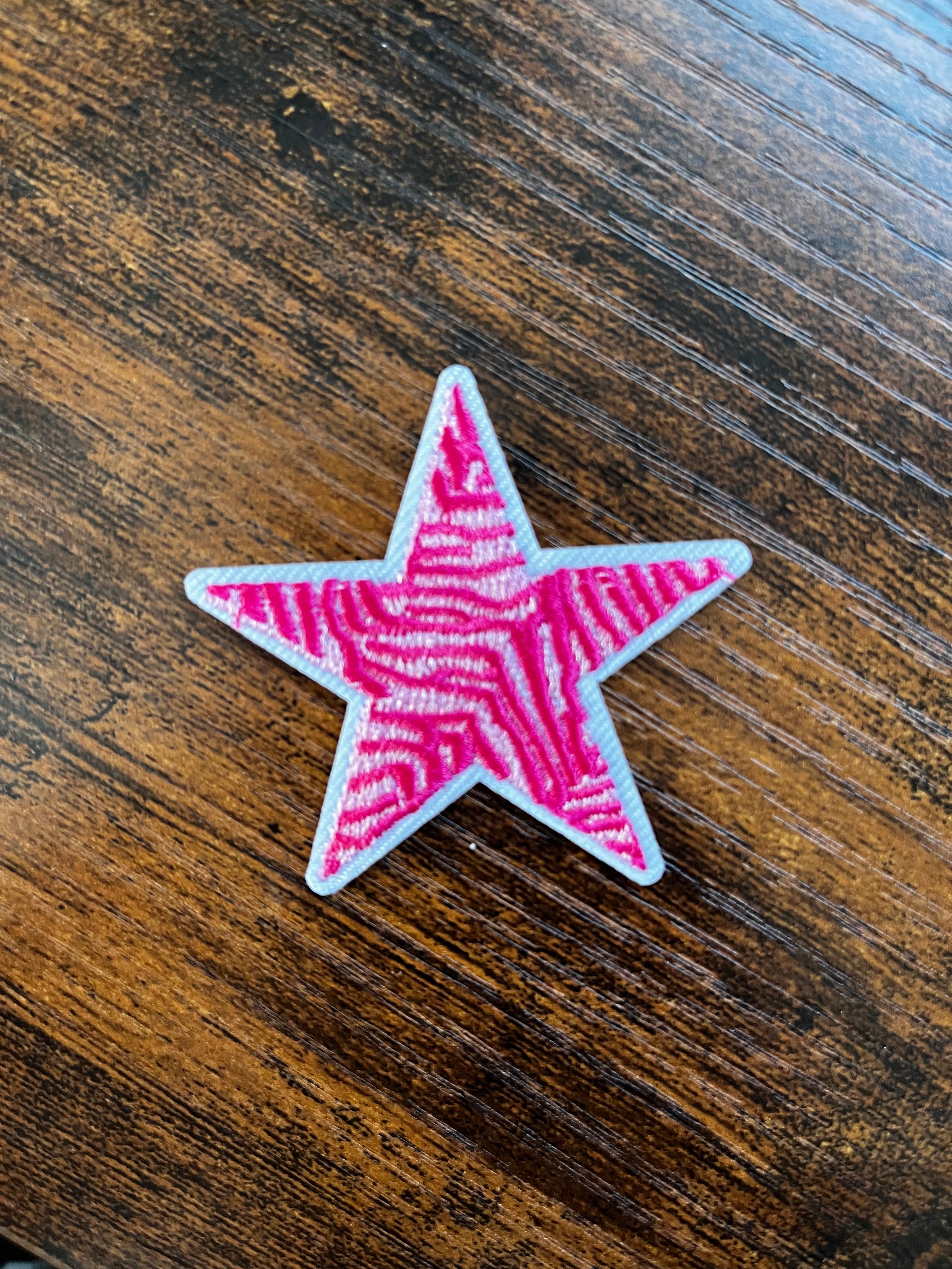 Zebra print star