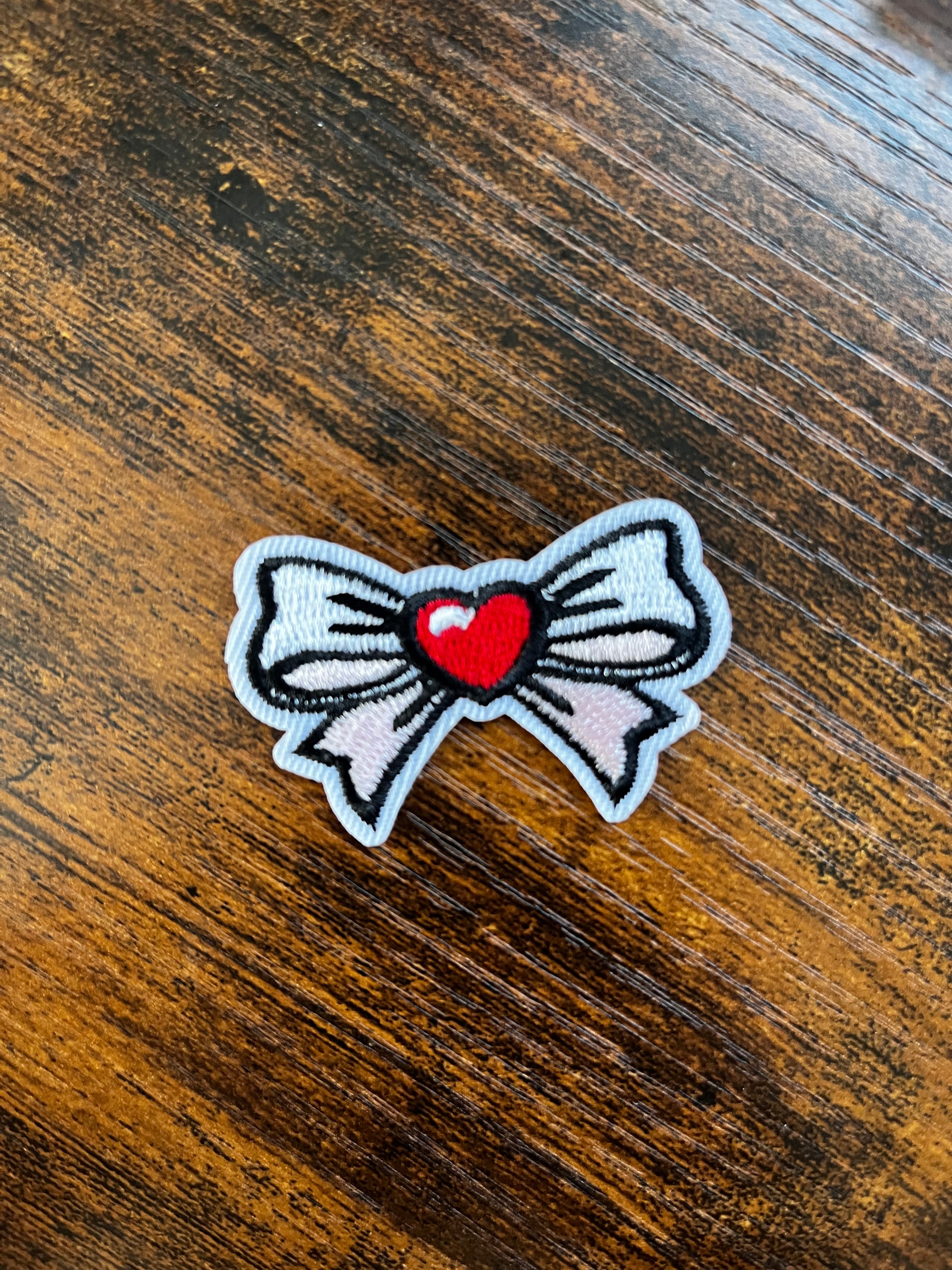 Bow with Red Heart