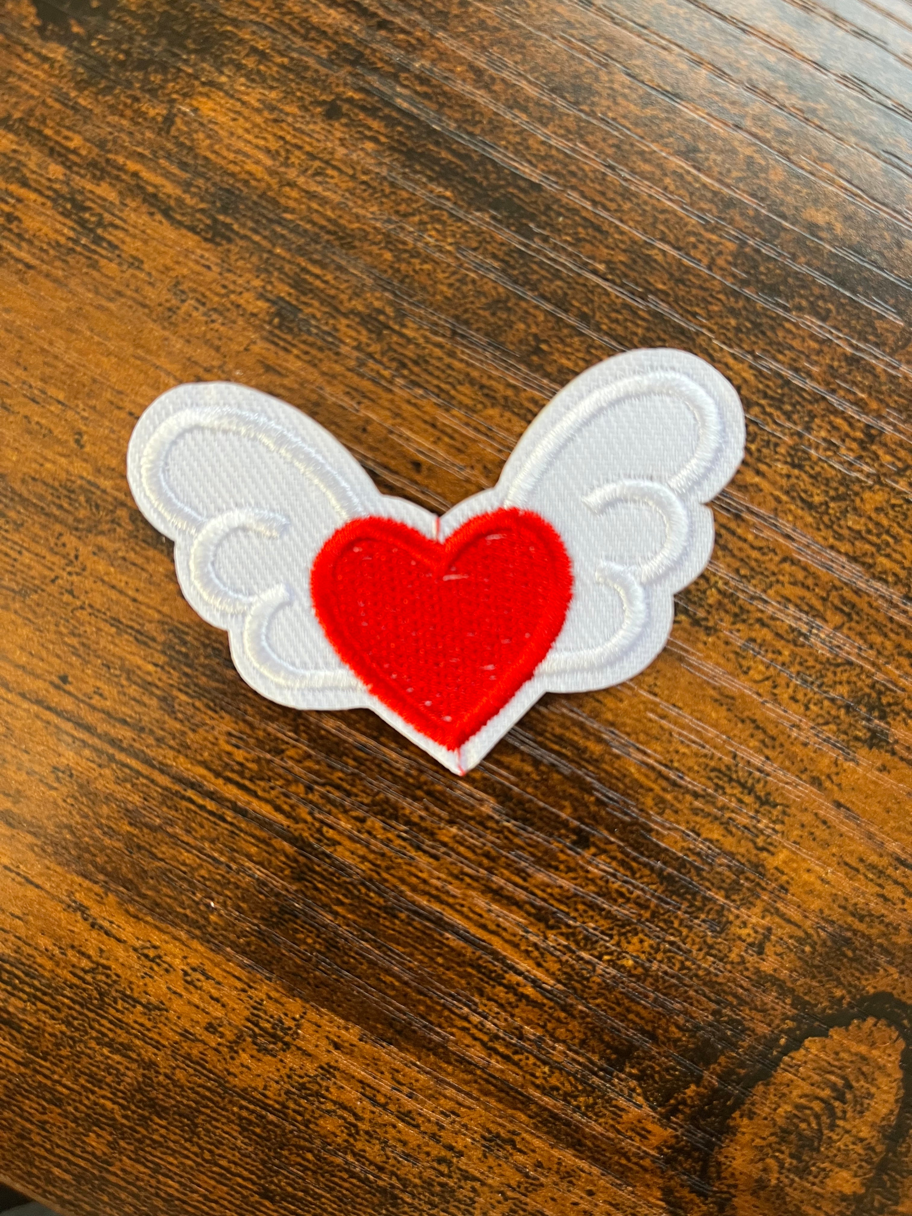 Red Heart with Wings