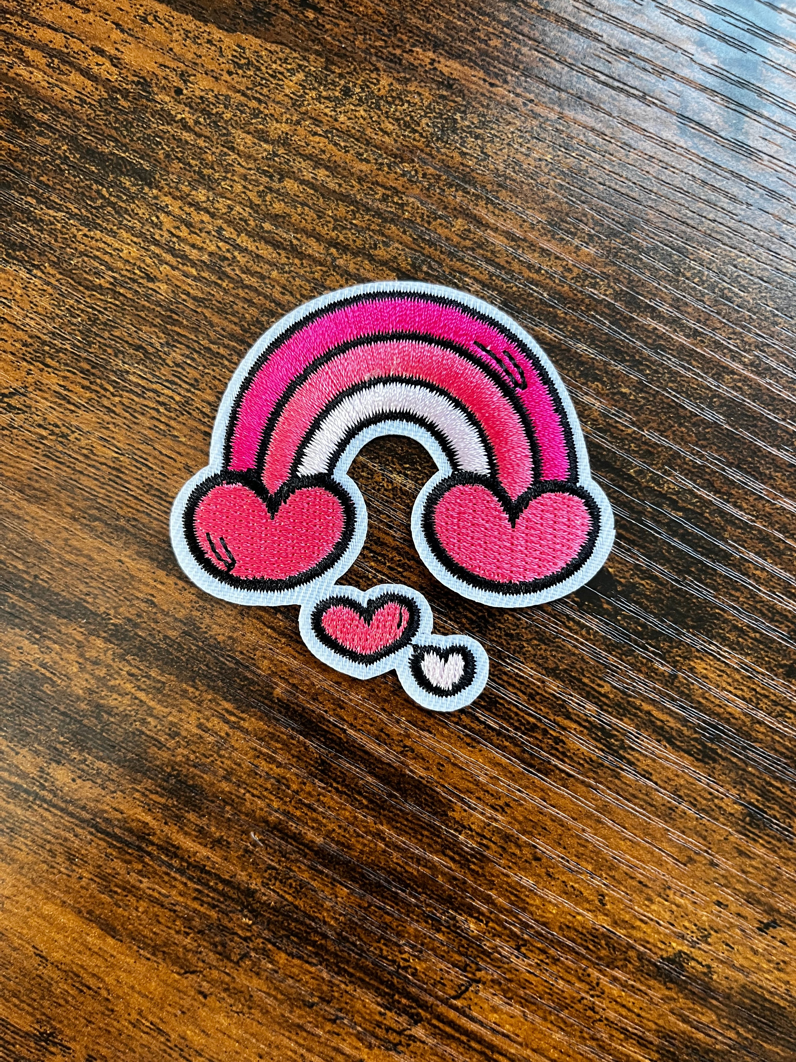 Rainbow with Hearts