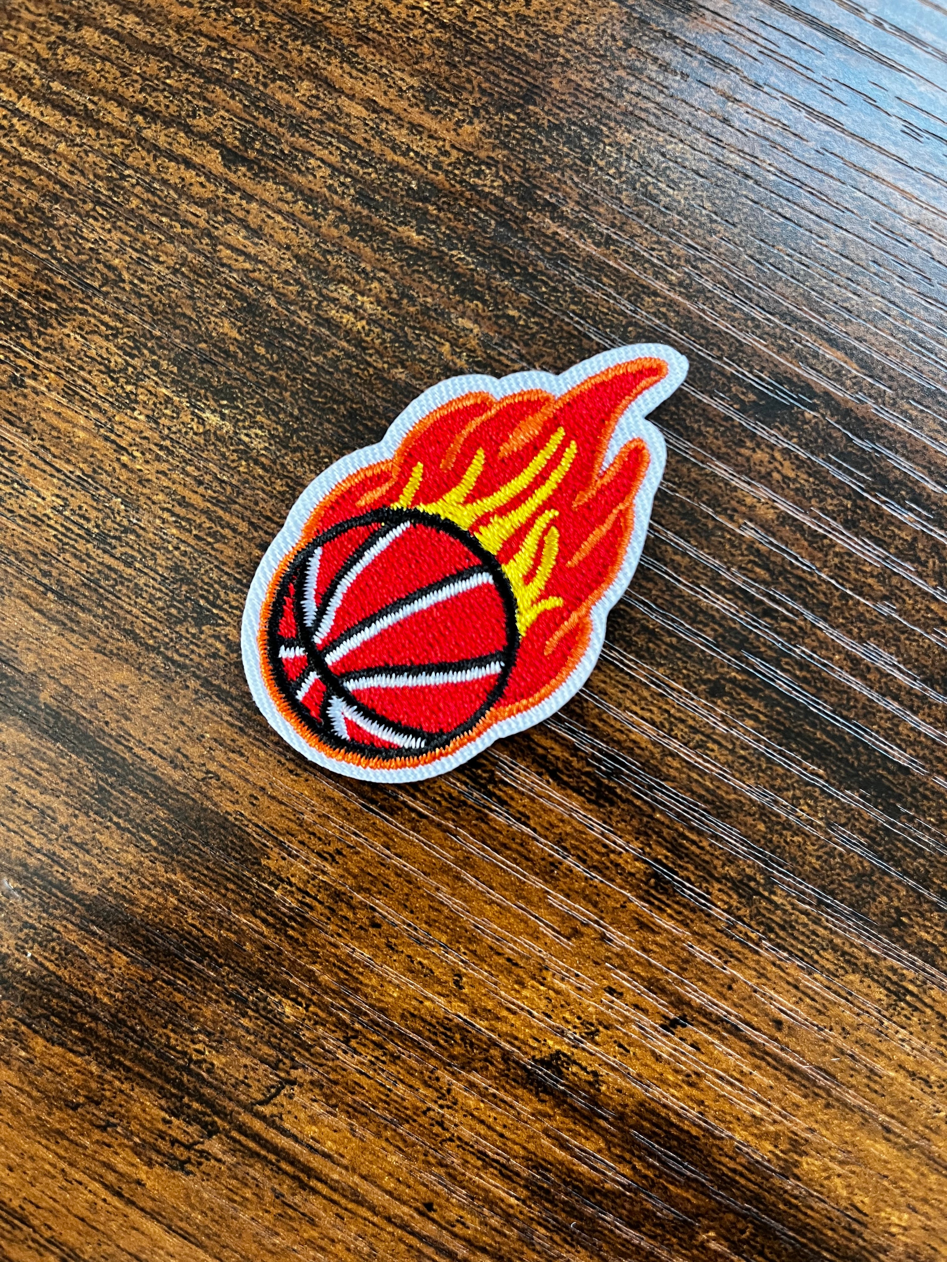 Basketball with Flames