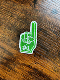 Green Foam Hand