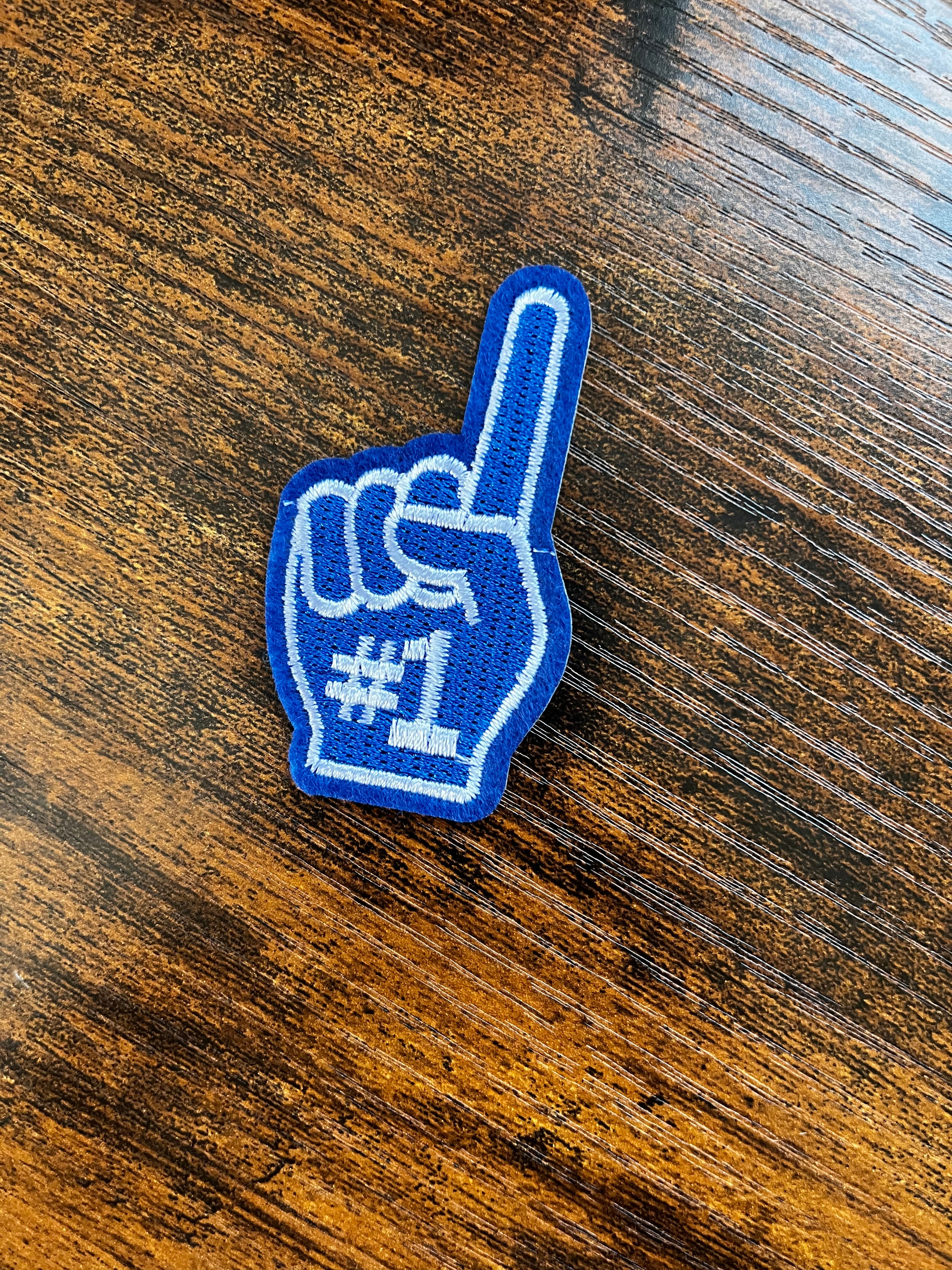 Blue Foam Finger