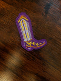 Purple & Yellow Cowgirl Boot