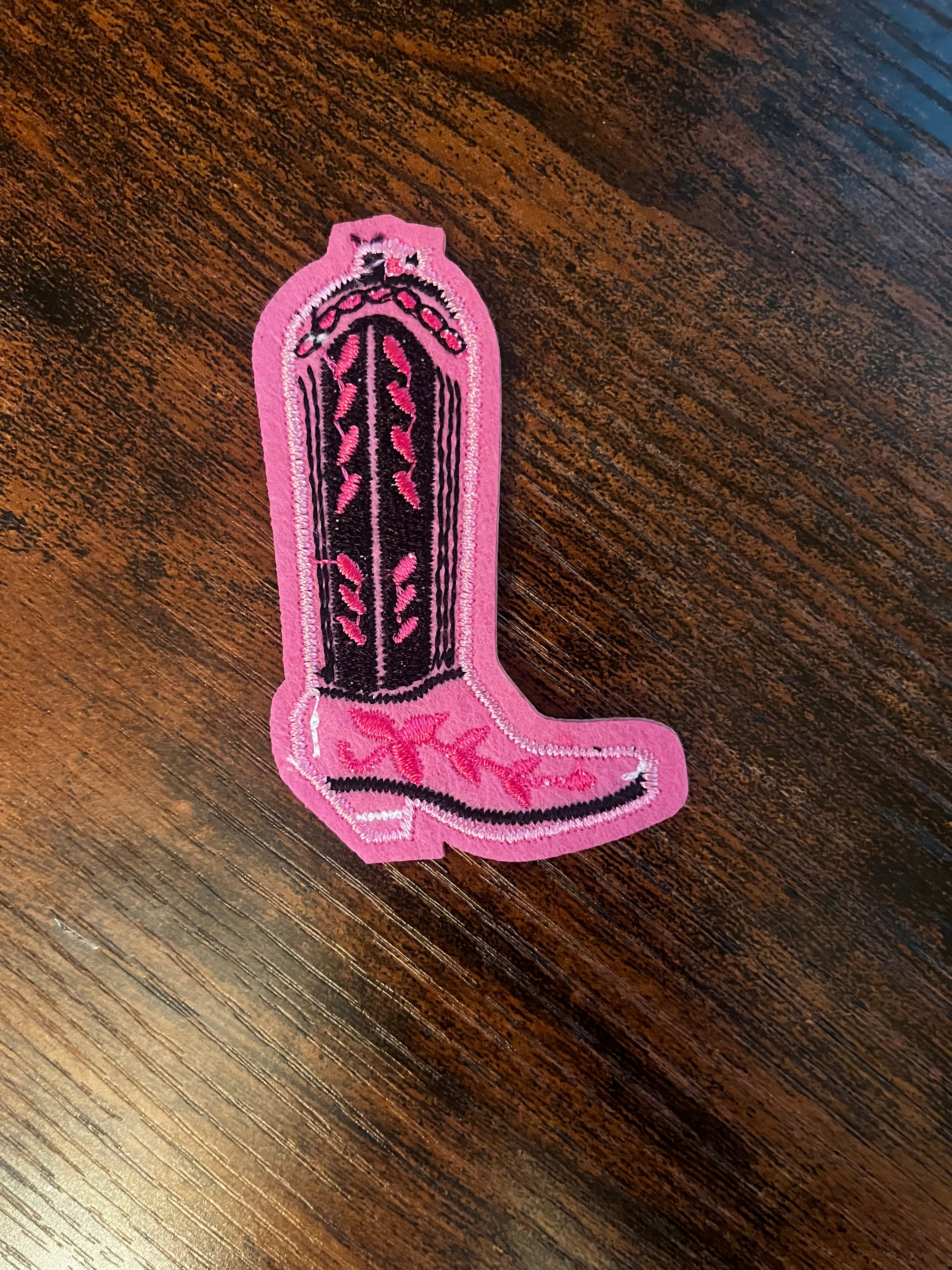 Pink & Black Cowgirl Boot