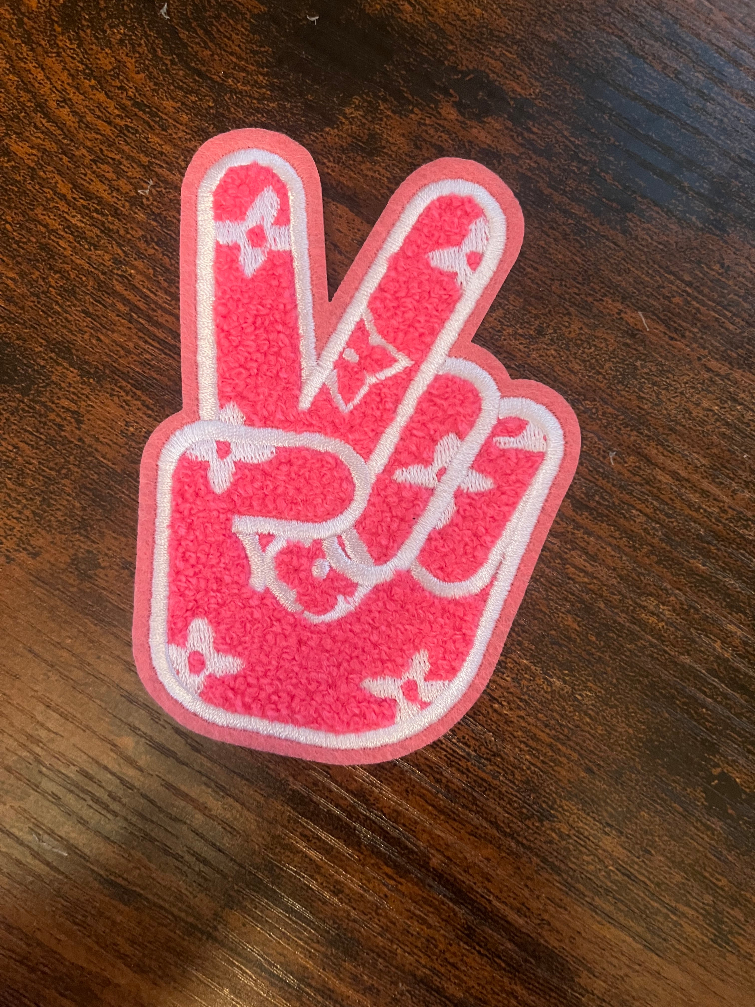 Large Pink Peace Sign