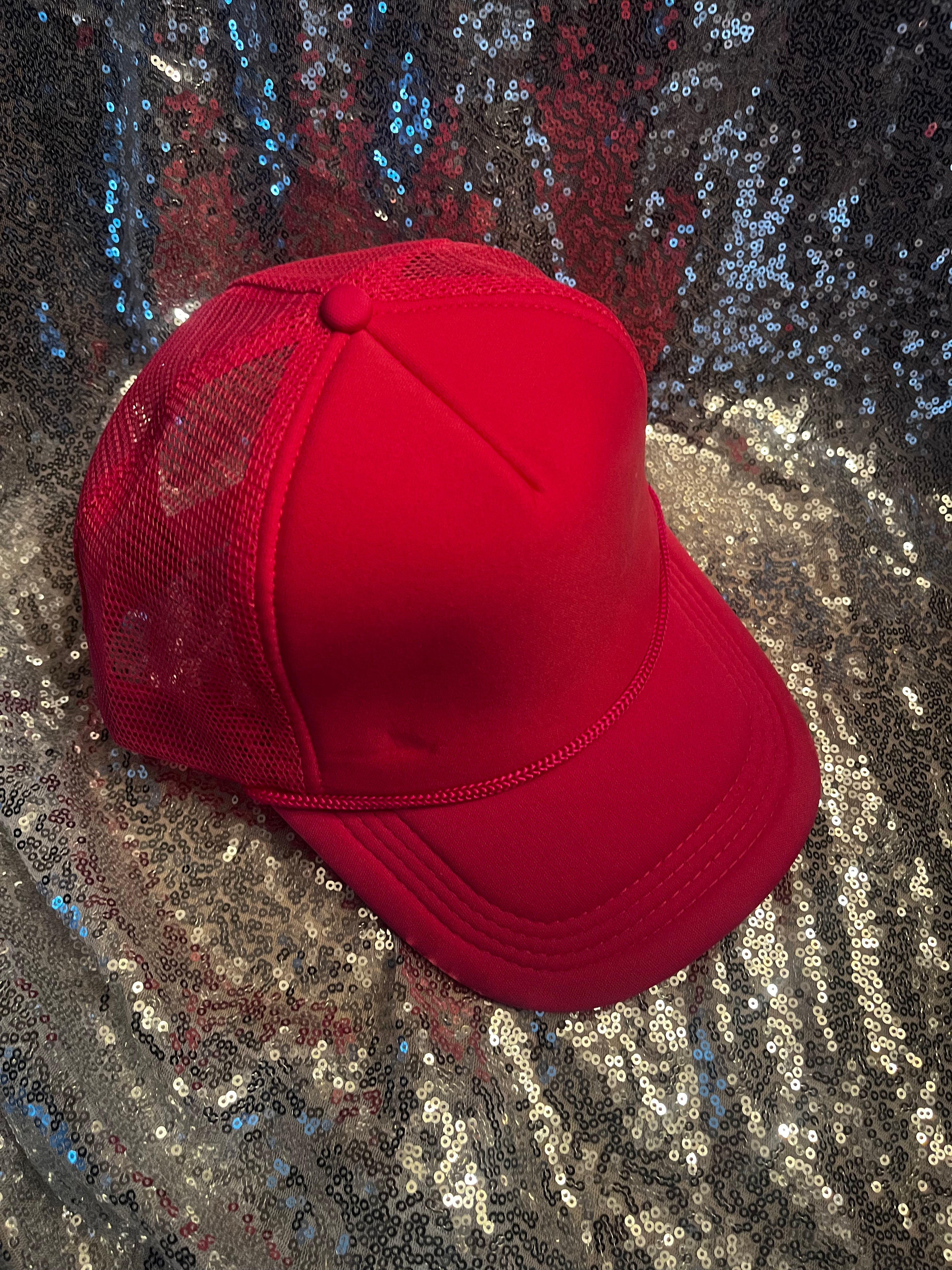 TRUCKER HAT FOAM FRONT MESH BACK HAT CAP