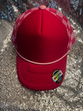Checkered Mesh Back Cap: Pink/ Light Pink YOUTH