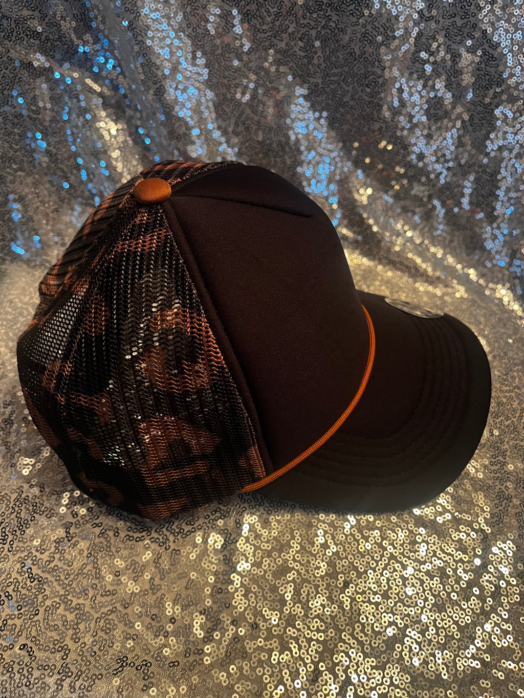 Leopard Printed Mesh Back Magna Pony® Cap